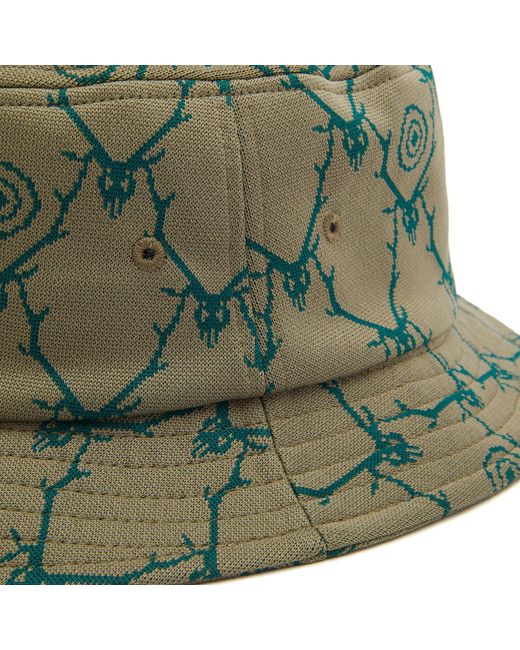 South2 West8 Green Sull & Target Bucket Hat for men