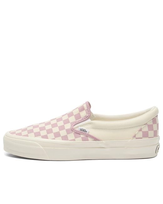 Vans Pink Lx Classic Slip-On 98 Sneaker
