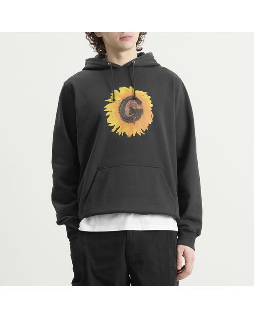 Gramicci Black G-Flower Hoodie for men