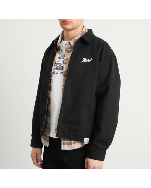 Neighborhood Black Zip Work Jacket for men