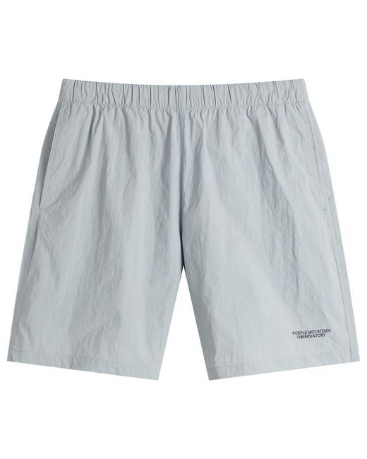 Purple Mountain Observatory Blue Track Short for men
