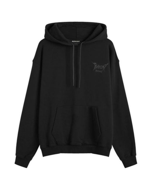 Represent Black End. X 247 Oversized Hoodie for men