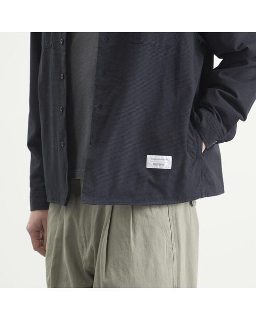 Thisisneverthat Black Windstopper Check Shirt for men