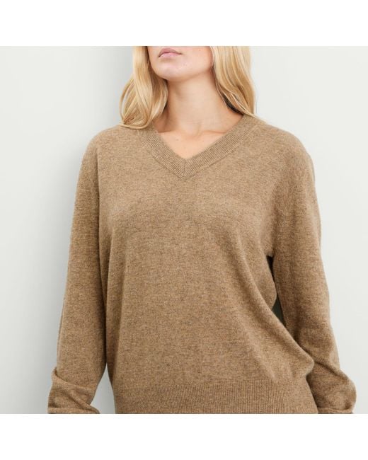 Entire studios Brown Knitted V-Neck Jumper