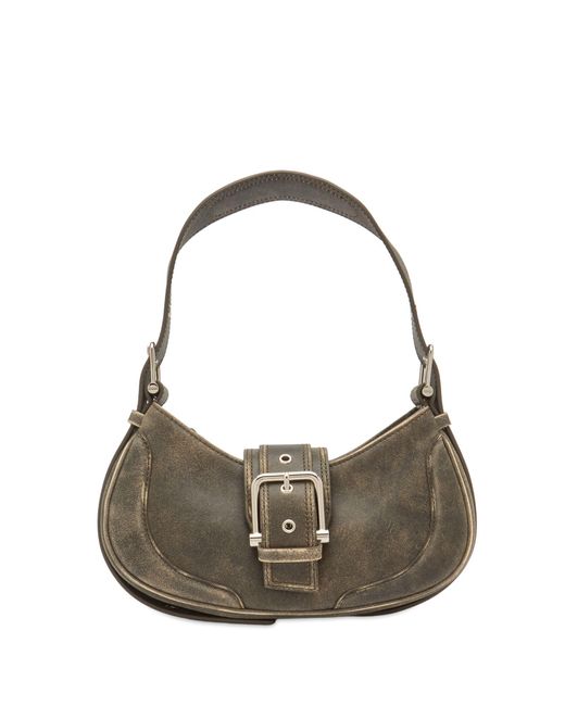 OSOI Brown Hobo Brocle Bag