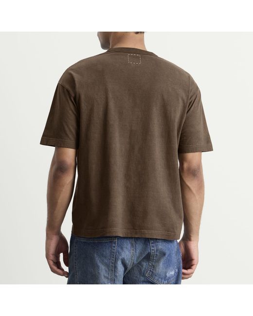 Visvim Brown Jumbo T-Shirt for men