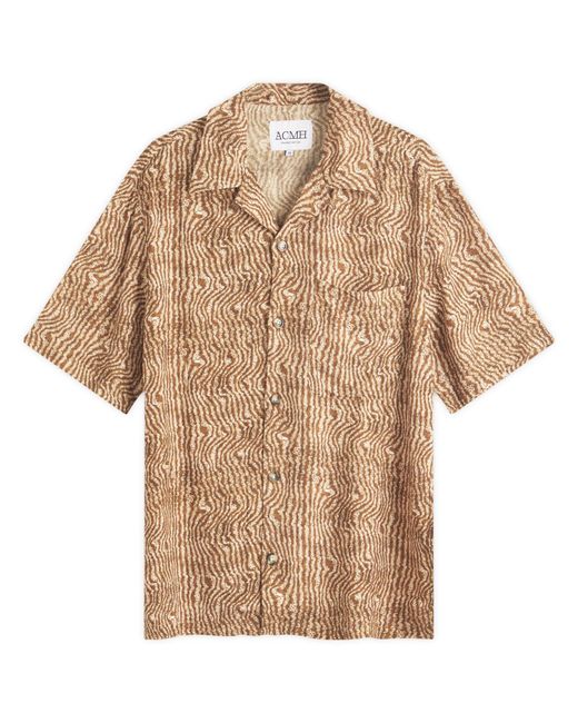 ACMH by Magic Castles Natural Marcus James Wave Vacation Shirt for men