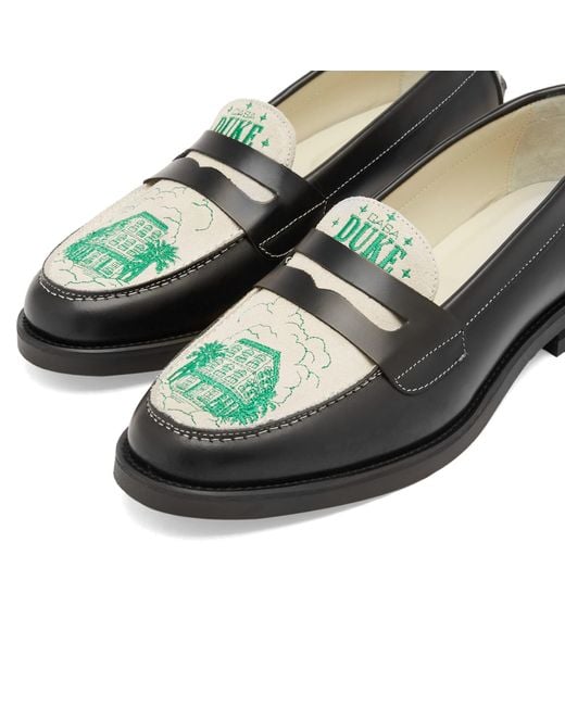 Duke & Dexter Black Wilde Duke Hotel Penny Loafer