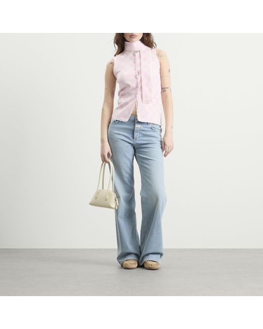 House Of Sunny Pink Ladies Peggy Vest