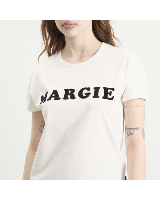 Maison Margiela White Mm6 Margie T-Shirt