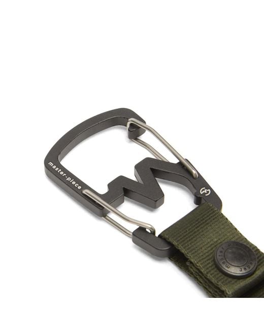 Master Piece White M-Carabiner Key Ring