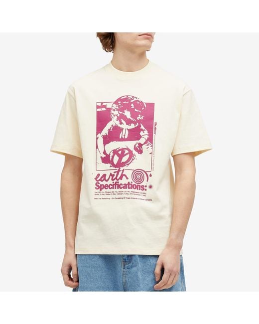 Butter Goods Pink Earth Spec T-Shirt for men