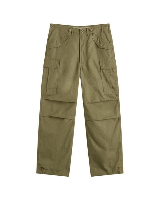 Maharishi Green Hemp M65 Loose Snopants for men