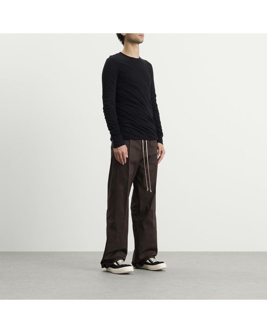 Rick Owens Gray Dietrich Drawstring Pant for men