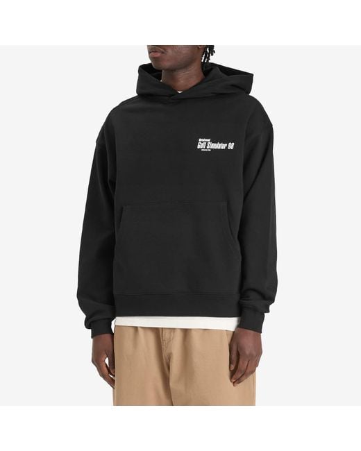 METALWOOD STUDIO Black Simulator 98 Hoodie for men