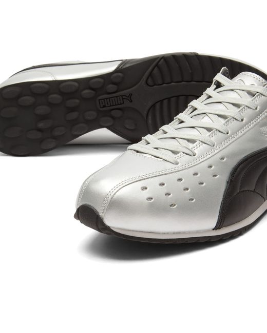 PUMA White Sprint Metallic Sneaker