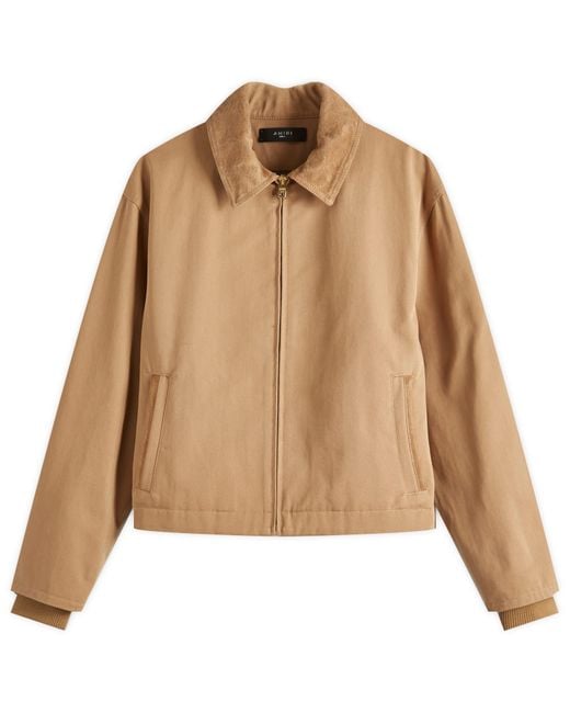 Amiri Brown Quad Work Jacket