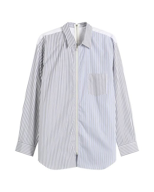 Comme des Garçons Blue Cotton Poplin Shirt for men
