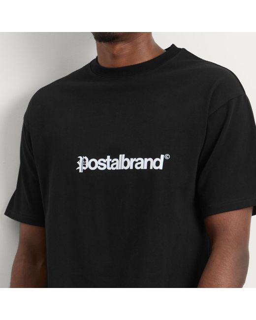 Postalco Black Headline T-Shirt for men