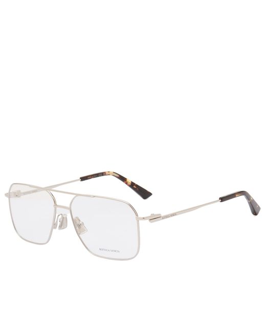 Bottega Veneta Metallic Bottega Veneta Bv1384O Split Optical Glasses for men