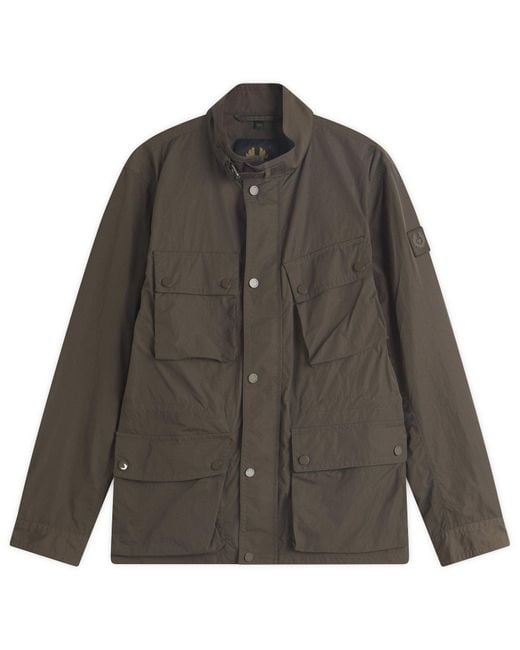 Belstaff Gray Alpha Nylon Service Fieldmaster for men