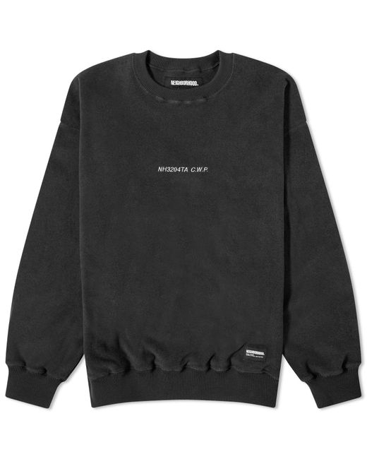 Neighborhood Black Fleece Crew Sweater for men