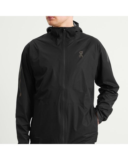 On Shoes Black Performance Jacket for men