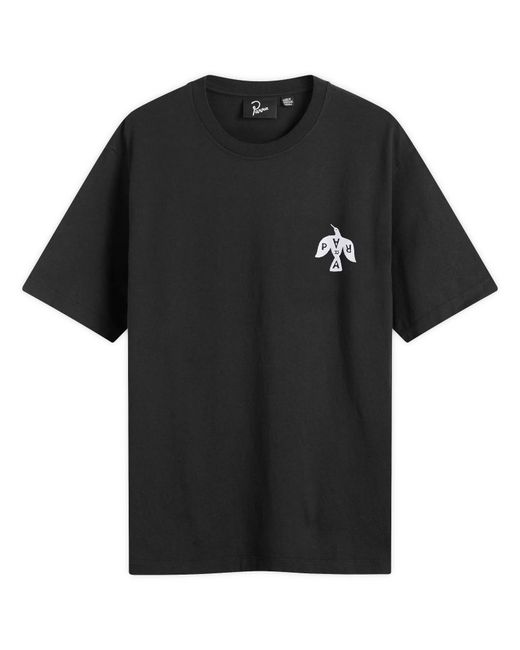 by Parra Black Crow Logo T-Shirt for men