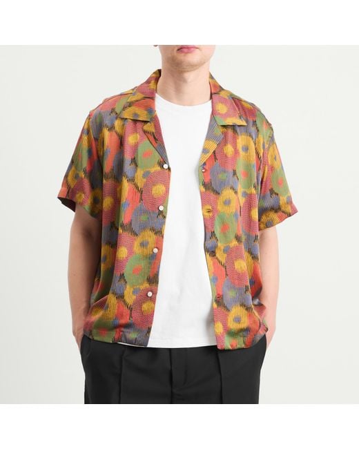 Bode Multicolor Fruit Pit Short Sleeve Shirt for men