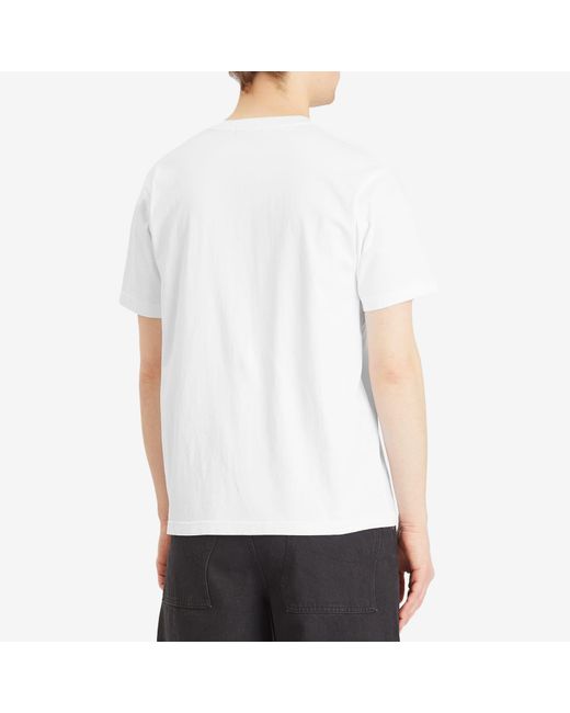 Dime White Topo T-Shirt for men