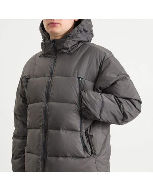 FRIZMWORKS Gray Altavia Down Parka Jacket for men