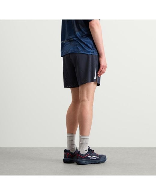 And Wander Blue X Altra Ventilation Shorts for men