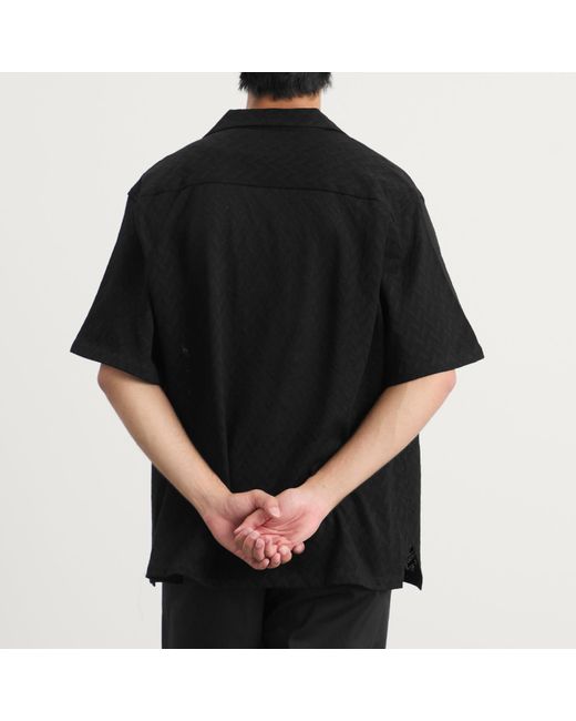 WTAPS Herringbone Textile Vacation Shirt in Black for Men | Lyst