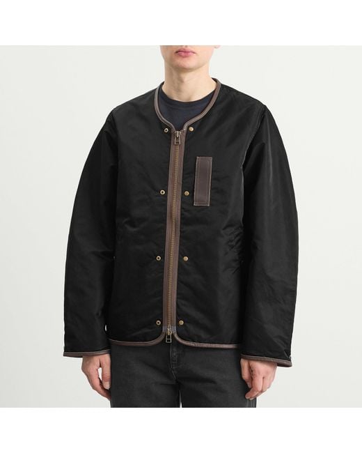 FRIZMWORKS Black Reversible Ma-1 Liner Jacket for men