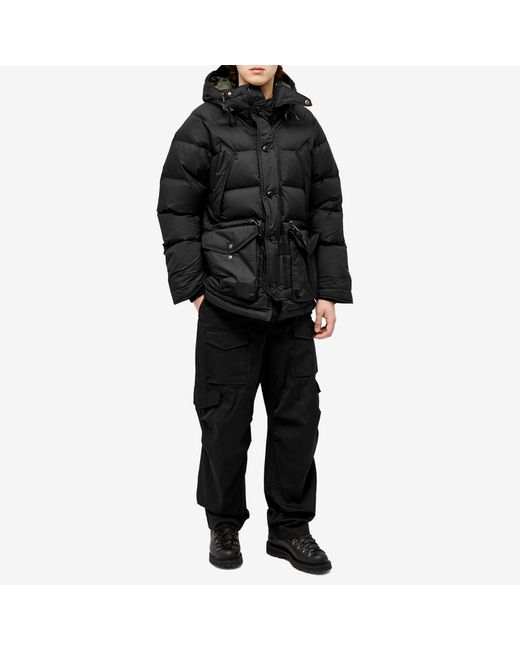 Eastlogue Black Utility Shield Parka Jacket for men
