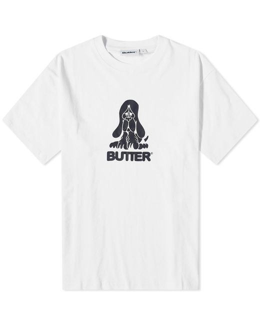 Butter Goods White Hound T-Shirt for men