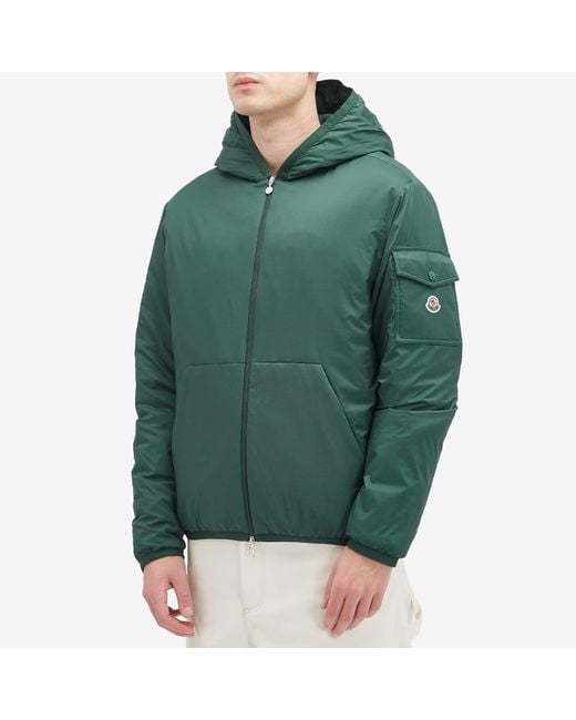 Moncler Green Recycled Longue Saison Opaque Monteynard Jacket for men