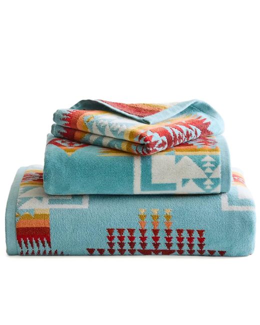 Pendleton Blue Three Piece Towel Set