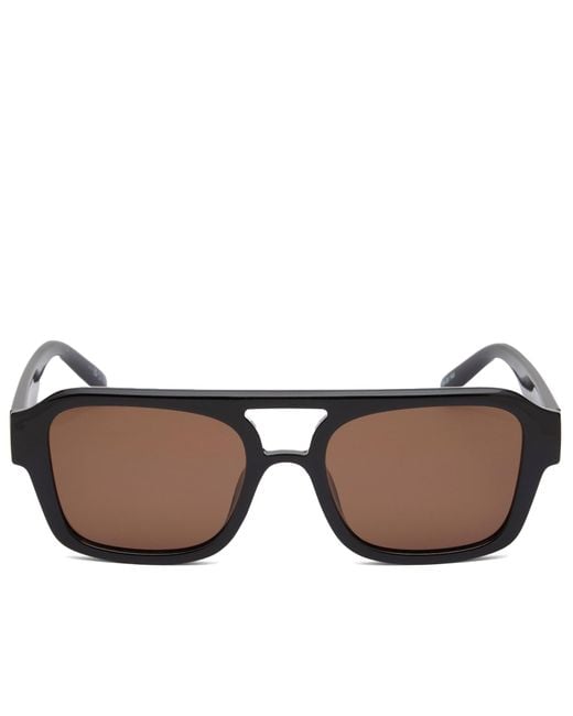 Le Specs Brown Subzero Sunglasses