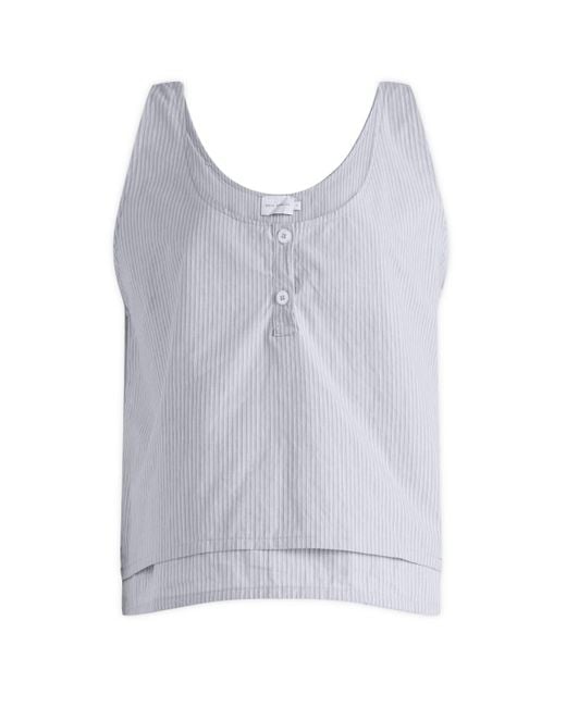 Deiji Studios Blue Layered Vest Top