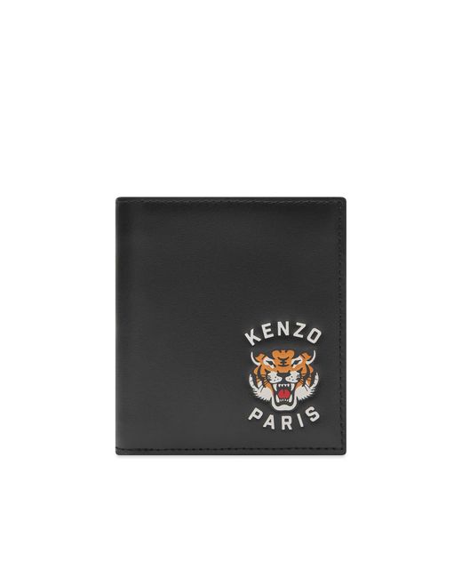 KENZO Black Tiger Mini Wallet for men