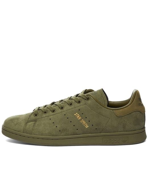 adidas Stan Smith Wild Pine & Gold Metalic in Green for Men | Lyst