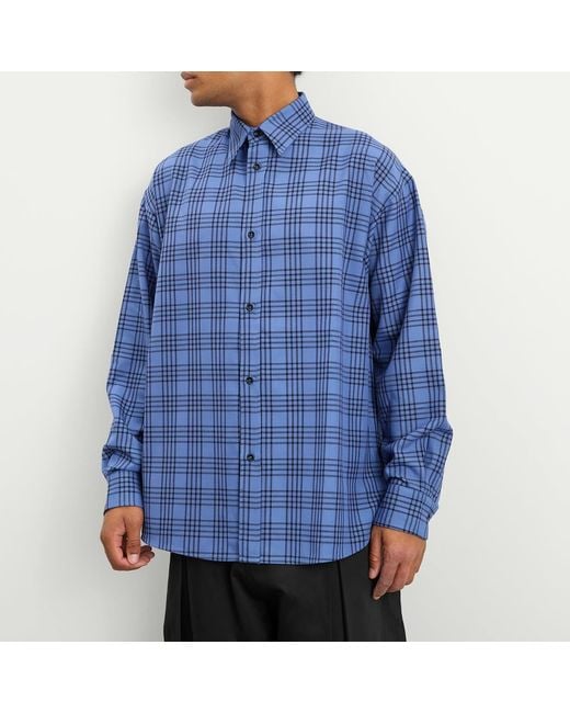 SAGE NATION Blue Chisholm Check Shirt for men