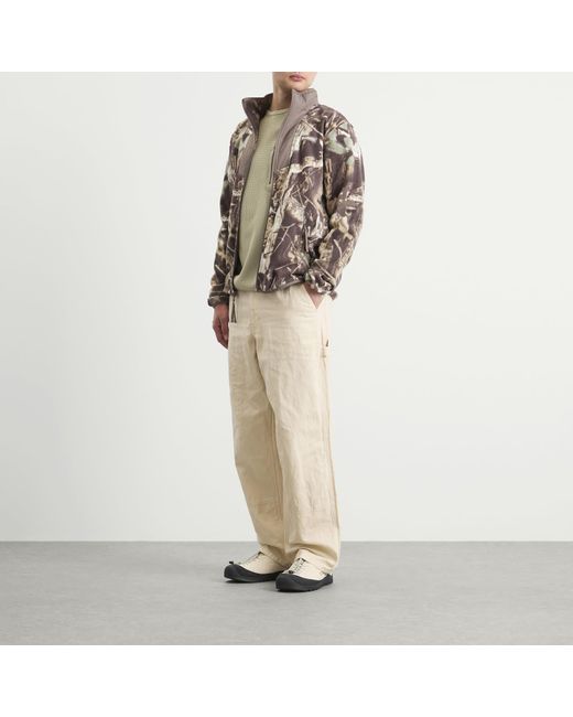 Columbia Brown Sequoia Grove Printed Full Zip Fleece for men
