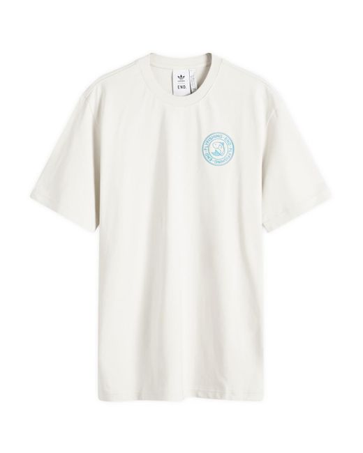 Adidas White End. X Flyfishing Graphic T-Shirt
