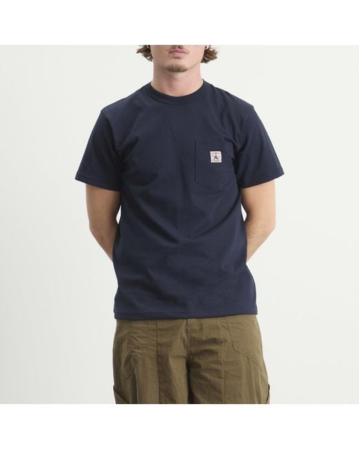 Randy's Garments Blue Inc. Logo Pocket T-Shirt for men