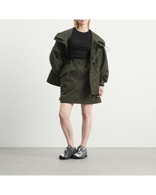 CECILIE BAHNSEN Green Delina Skirt