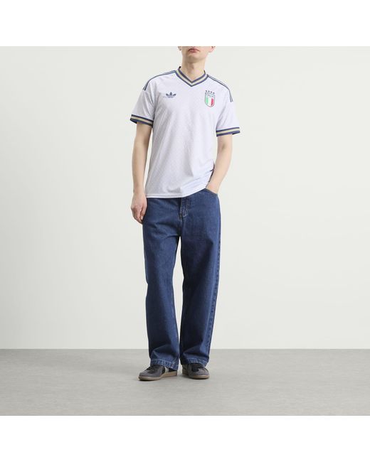 Adidas Blue Italy Away Third Jersey for men