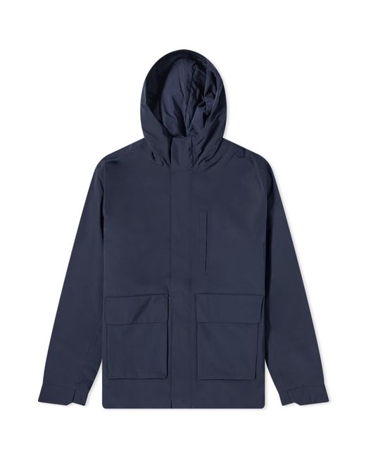 NN07 Blue Greg Hooded Jacket for men
