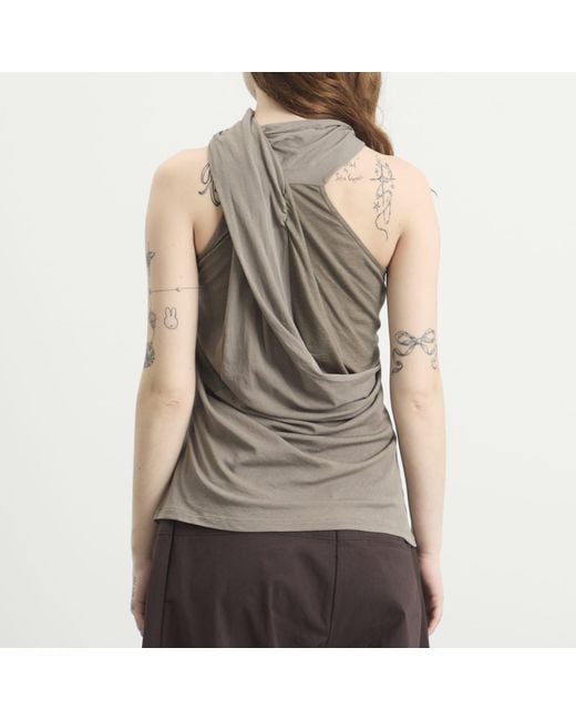 Entire studios Gray Sleeveless Dalters Top 2